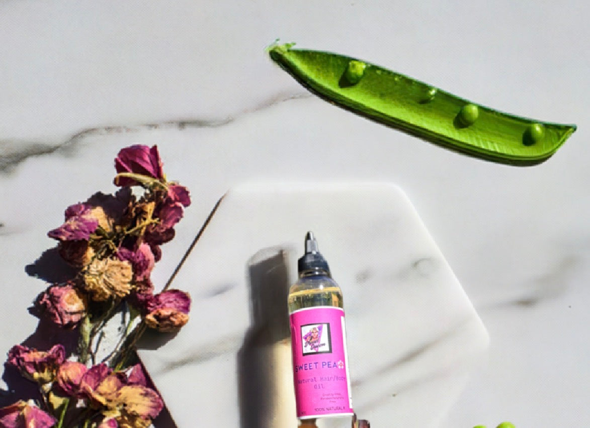 Sweet-Pea Hair/Body Oil 4oz